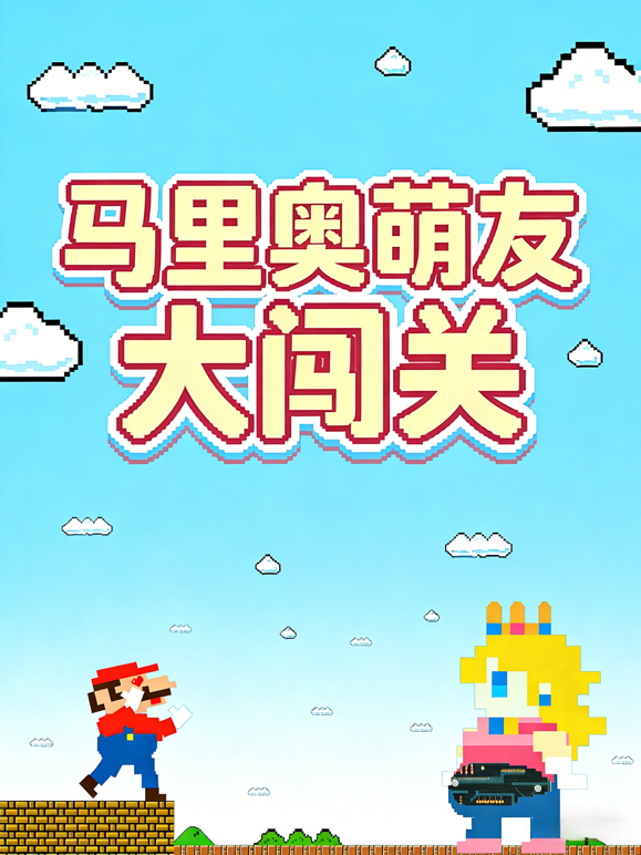 马里奥萌友大闯关海报