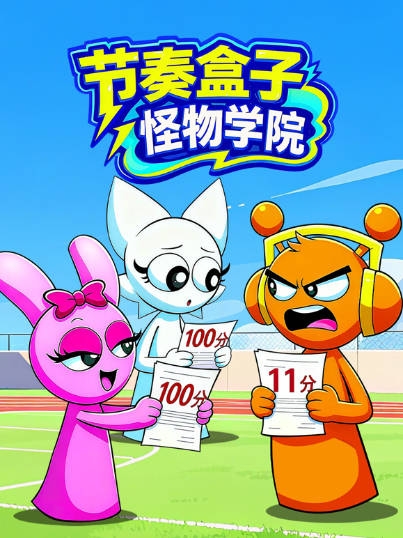 节奏盒子怪物学院海报