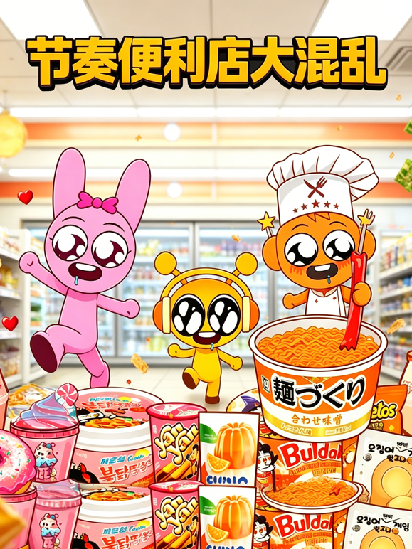 节奏便利店大混乱海报