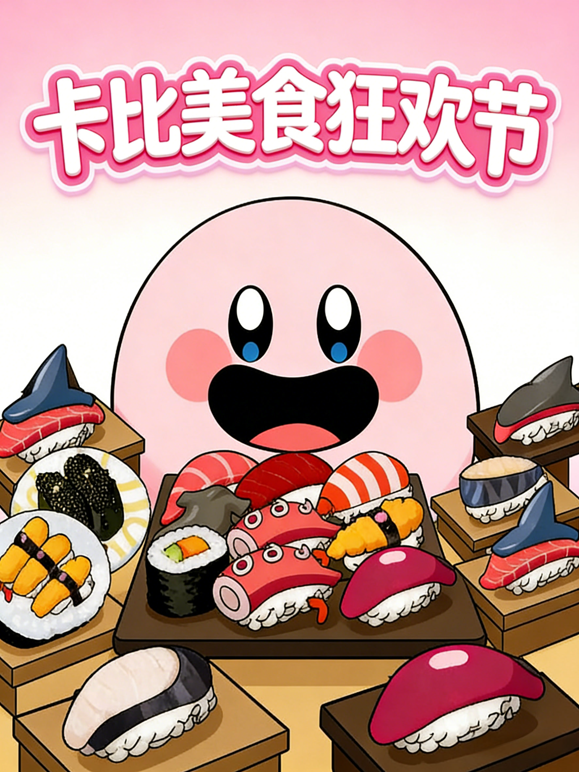 卡比美食狂欢节海报