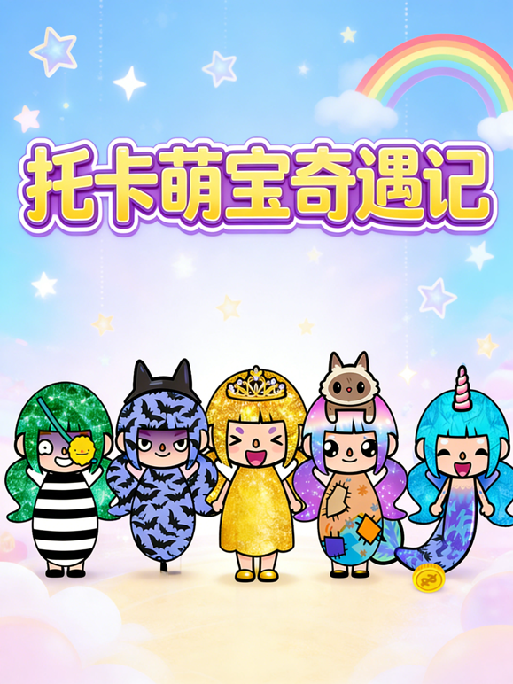 托卡萌宝奇遇记海报