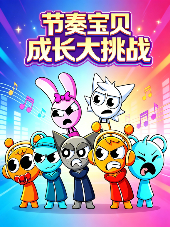 节奏宝贝成长大挑战海报