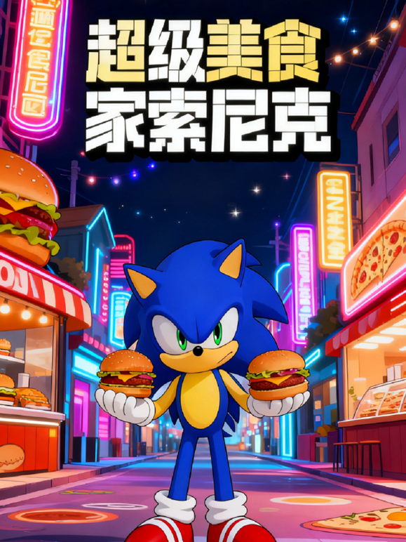 超级美食家索尼克海报
