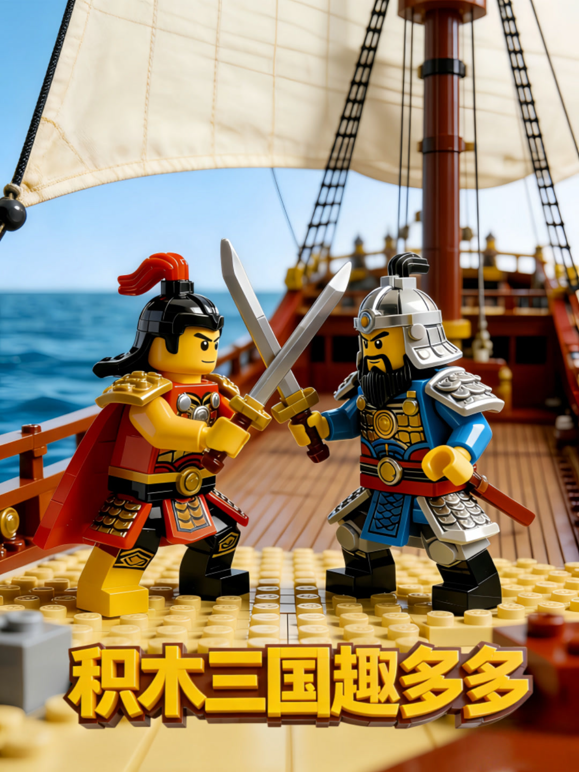 积木三国趣多多海报