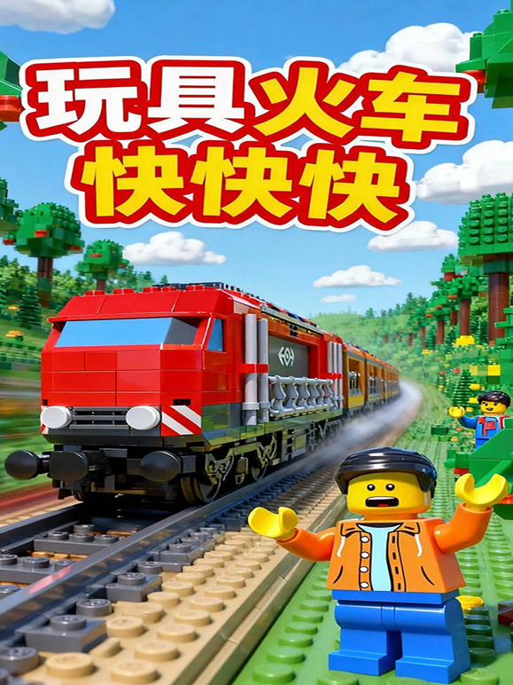 玩具火车快快快海报