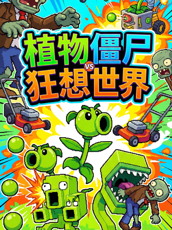 植物僵尸狂想世界海报