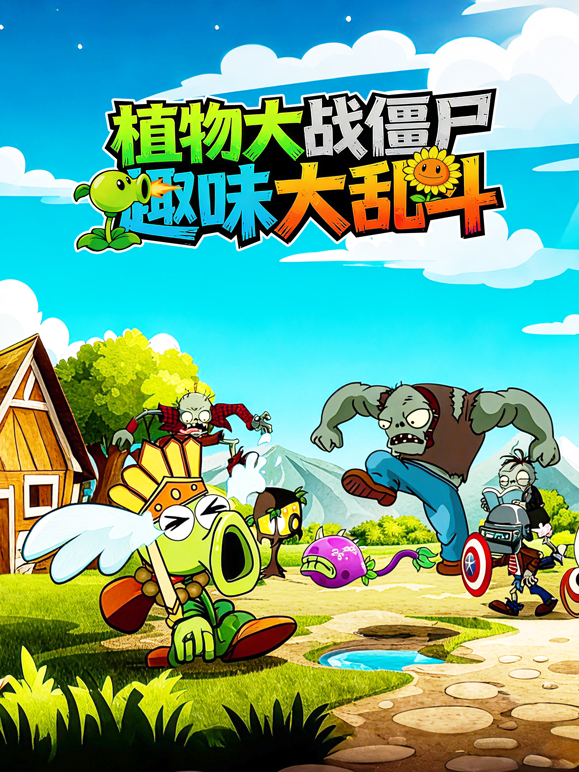 植物大战僵尸趣味大乱斗海报