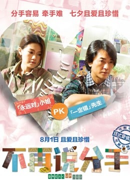 不再说分手海报