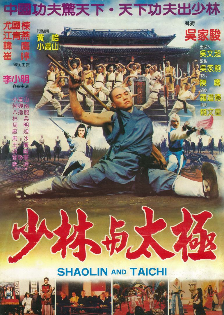少林与太极海报