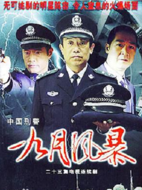 中国刑警之九月风暴海报