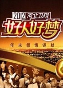 河北卫视2012好人好梦海报