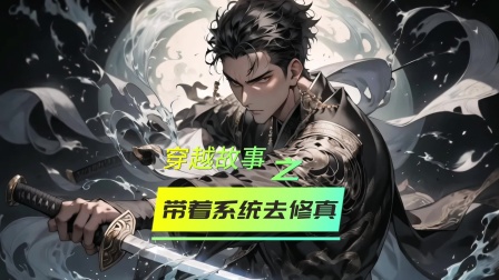 穿越故事之带着系统去修真海报