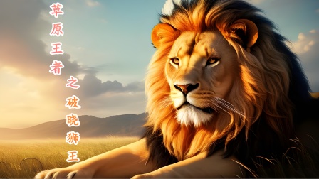 草原王者之破晓狮王海报