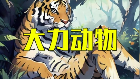 大力动物海报